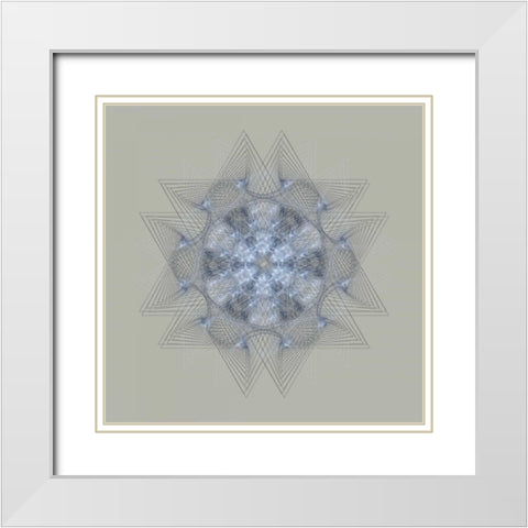 Dynamic IV White Modern Wood Framed Art Print with Double Matting by Anderson, Tyler