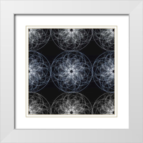 Full of Energy White Modern Wood Framed Art Print with Double Matting by Anderson, Tyler