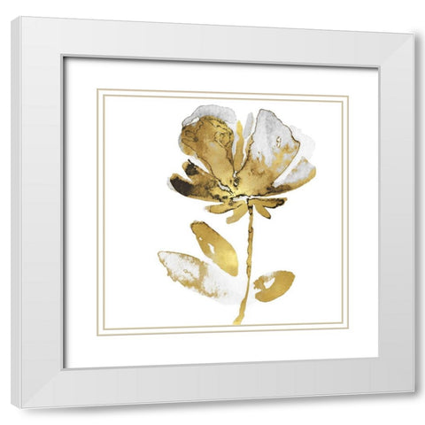 Fresh Bloom II White Modern Wood Framed Art Print with Double Matting by Austin, Vanessa