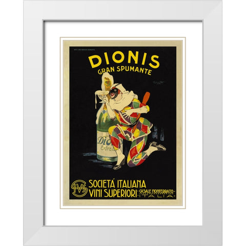 Dionis, 1925 ca. White Modern Wood Framed Art Print with Double Matting by Codognato, Plinio