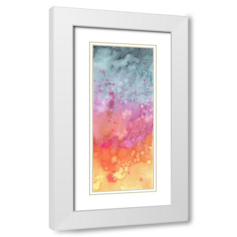 MB Watercolor I White Modern Wood Framed Art Print with Double Matting by Zaremba, Hillel