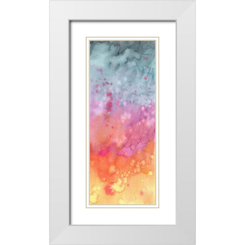MB Watercolor I White Modern Wood Framed Art Print with Double Matting by Zaremba, Hillel