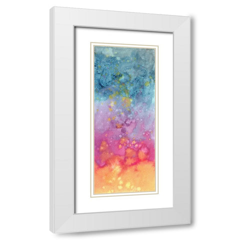 MB Watercolor II White Modern Wood Framed Art Print with Double Matting by Zaremba, Hillel