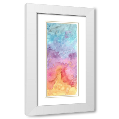 MB Watercolor III White Modern Wood Framed Art Print with Double Matting by Zaremba, Hillel
