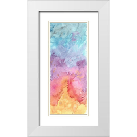 MB Watercolor III White Modern Wood Framed Art Print with Double Matting by Zaremba, Hillel