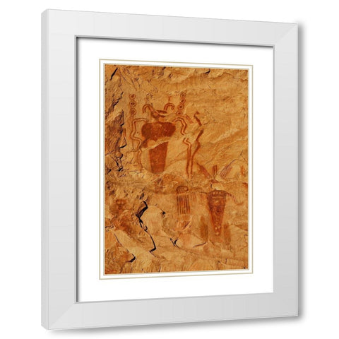 Story Teller White Modern Wood Framed Art Print with Double Matting by Dawson, Robert