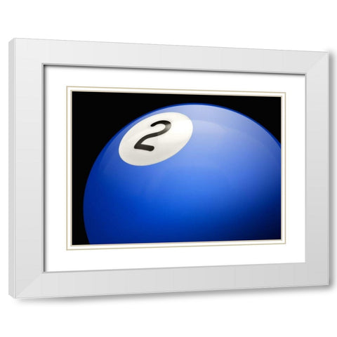 Blue 2 White Modern Wood Framed Art Print with Double Matting by Reynolds, Richard