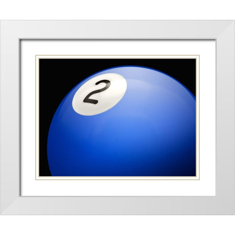 Blue 2 White Modern Wood Framed Art Print with Double Matting by Reynolds, Richard