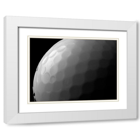 Golfball White Modern Wood Framed Art Print with Double Matting by Reynolds, Richard