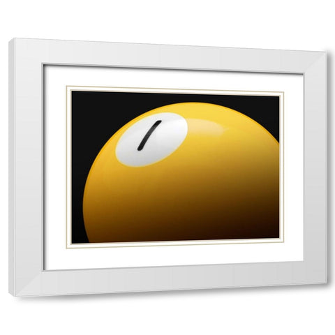 Yellow 1 White Modern Wood Framed Art Print with Double Matting by Reynolds, Richard