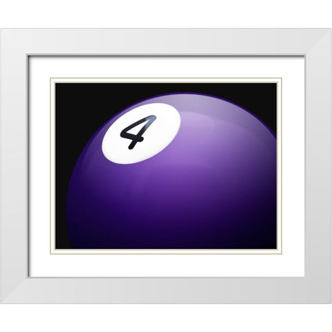 Purple 4 White Modern Wood Framed Art Print with Double Matting by Reynolds, Richard