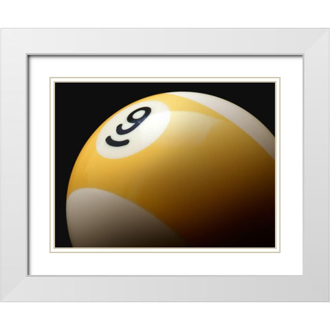 Yellow 9 White Modern Wood Framed Art Print with Double Matting by Reynolds, Richard