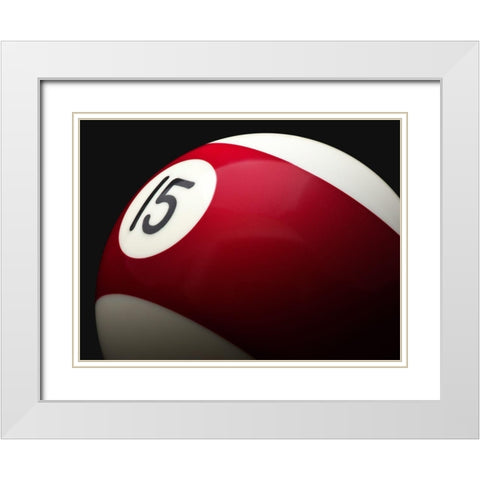 Red 15 White Modern Wood Framed Art Print with Double Matting by Reynolds, Richard