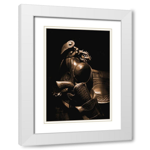 Circa 1902 White Modern Wood Framed Art Print with Double Matting by Dawson, Robert