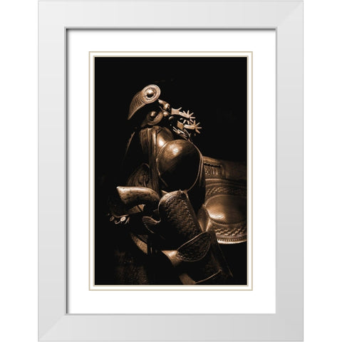 Circa 1902 White Modern Wood Framed Art Print with Double Matting by Dawson, Robert