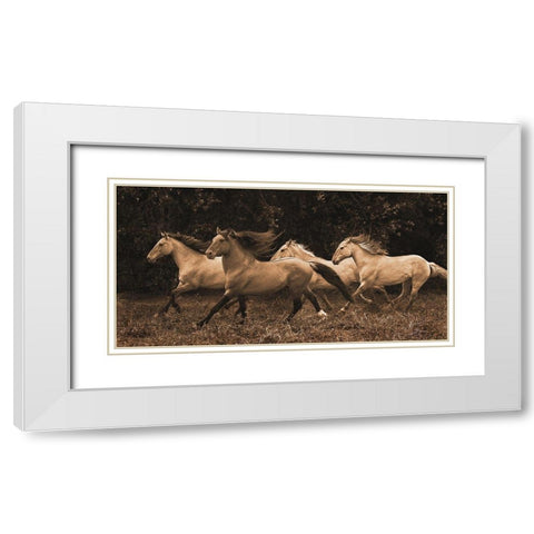 Feeling Good White Modern Wood Framed Art Print with Double Matting by Dawson, Robert