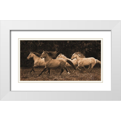 Feeling Good White Modern Wood Framed Art Print with Double Matting by Dawson, Robert