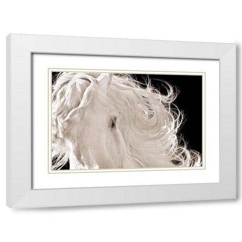 Leonardo White Modern Wood Framed Art Print with Double Matting by Dawson, Robert