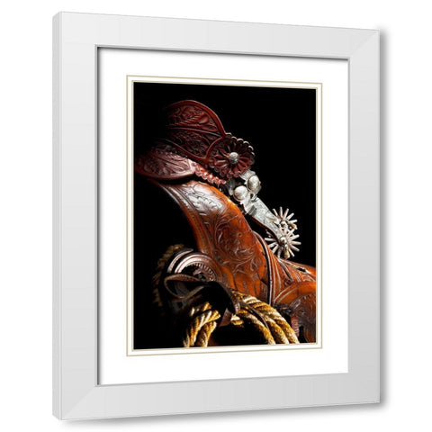 Old California White Modern Wood Framed Art Print with Double Matting by Dawson, Robert