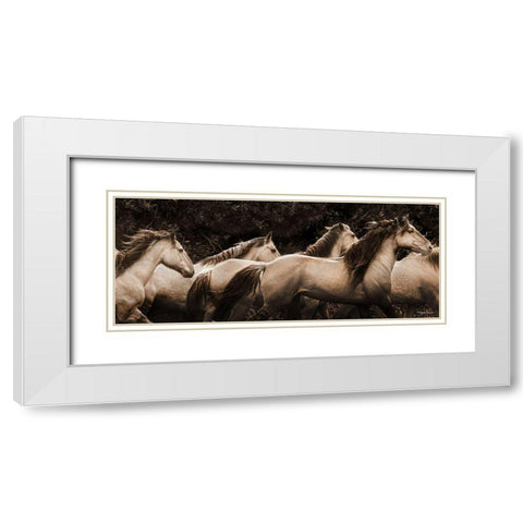 Were Out of Here White Modern Wood Framed Art Print with Double Matting by Dawson, Robert