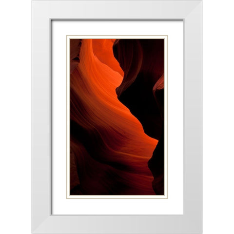 Enchantment Canyon III White Modern Wood Framed Art Print with Double Matting by Dawson, Robert