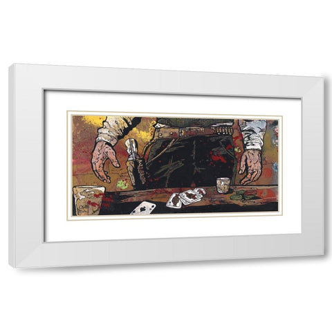 Flush White Modern Wood Framed Art Print with Double Matting by Kuehl, Cody