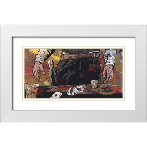 Flush White Modern Wood Framed Art Print with Double Matting by Kuehl, Cody