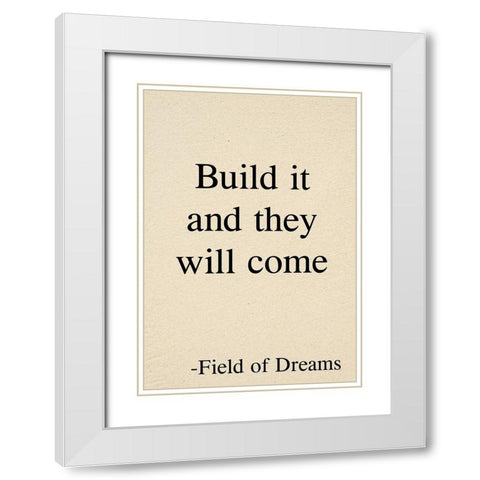RFBUPST White Modern Wood Framed Art Print with Double Matting by UNKNOWN