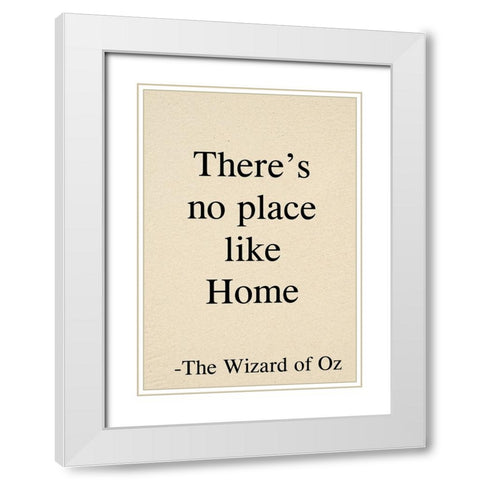 RFNOPLACE White Modern Wood Framed Art Print with Double Matting by UNKNOWN