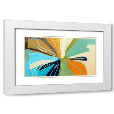 Evolving IV White Modern Wood Framed Art Print with Double Matting by Bolokofsky, Ronald