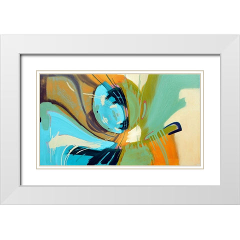 Genesis I White Modern Wood Framed Art Print with Double Matting by Bolokofsky, Ronald