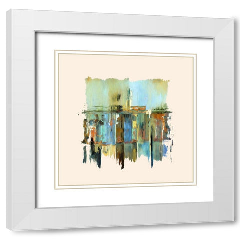 Window Shopping I White Modern Wood Framed Art Print with Double Matting by Bolokofsky, Ronald