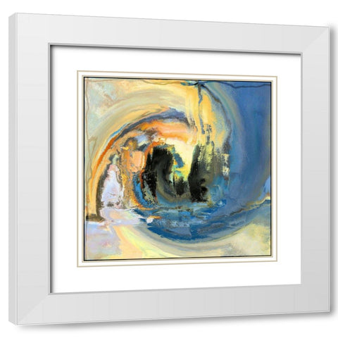 Under the Rainbow White Modern Wood Framed Art Print with Double Matting by Bolokofsky, Ronald