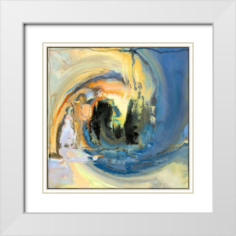 Under the Rainbow White Modern Wood Framed Art Print with Double Matting by Bolokofsky, Ronald