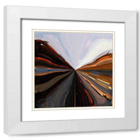 At the Speed of Light III White Modern Wood Framed Art Print with Double Matting by Bolokofsky, Ronald