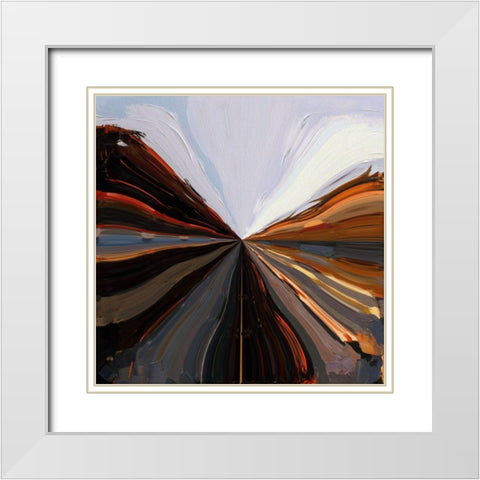 At the Speed of Light III White Modern Wood Framed Art Print with Double Matting by Bolokofsky, Ronald