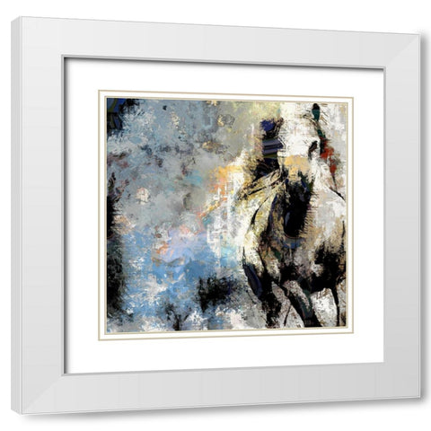 Artful Runner White Modern Wood Framed Art Print with Double Matting by Bolokofsky, Ronald