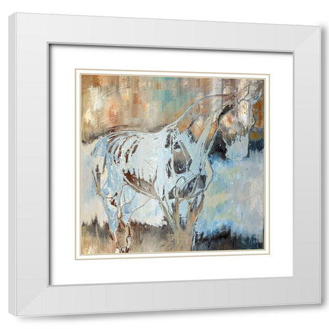 Standing Tall White Modern Wood Framed Art Print with Double Matting by Bolokofsky, Ronald