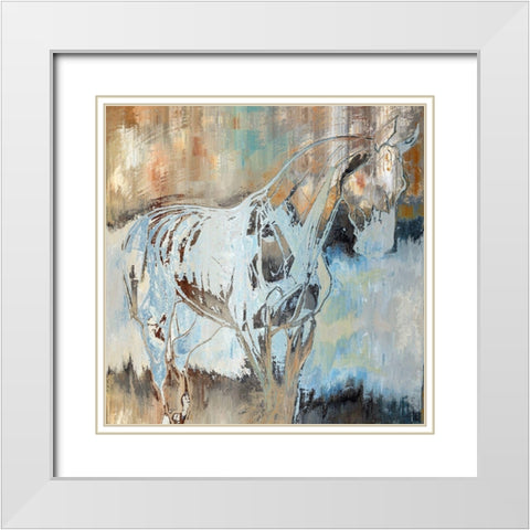 Standing Tall White Modern Wood Framed Art Print with Double Matting by Bolokofsky, Ronald