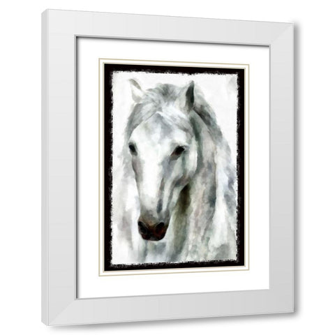 Trigger II White Modern Wood Framed Art Print with Double Matting by Bolokofsky, Ronald