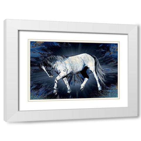 White Beauty White Modern Wood Framed Art Print with Double Matting by Bolokofsky, Ronald