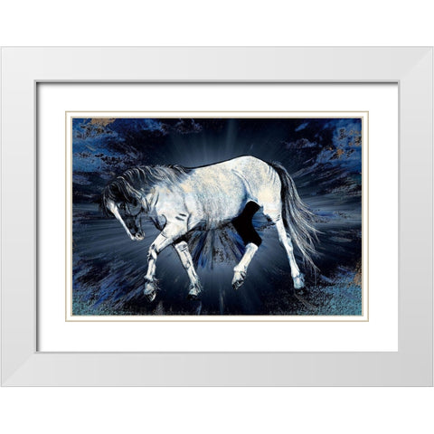 White Beauty White Modern Wood Framed Art Print with Double Matting by Bolokofsky, Ronald