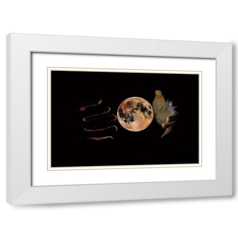 Let There Be Light White Modern Wood Framed Art Print with Double Matting by Bolokofsky, Ronald