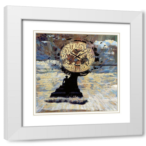 Maritime White Modern Wood Framed Art Print with Double Matting by Bolokofsky, Ronald