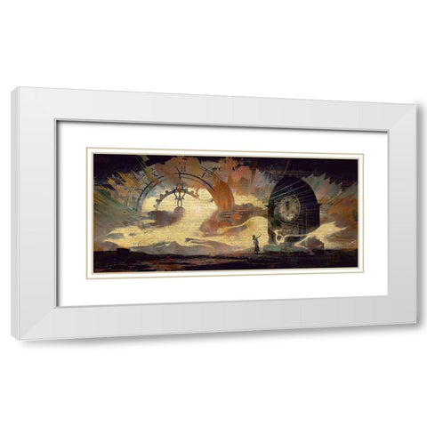 The Hands of Time White Modern Wood Framed Art Print with Double Matting by Bolokofsky, Ronald