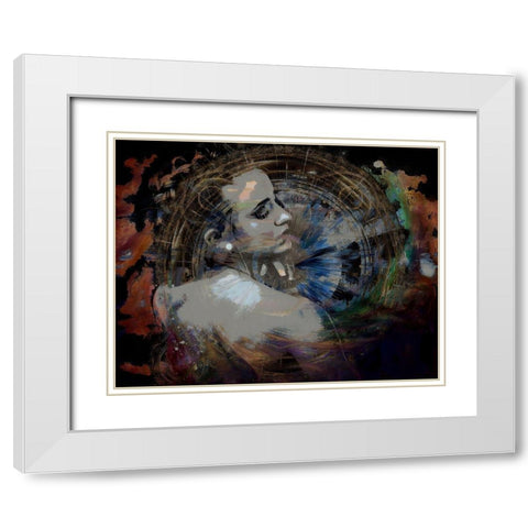 Time Moves On White Modern Wood Framed Art Print with Double Matting by Bolokofsky, Ronald