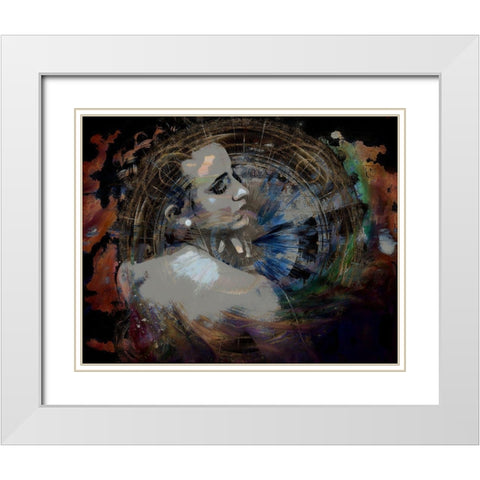 Time Moves On White Modern Wood Framed Art Print with Double Matting by Bolokofsky, Ronald