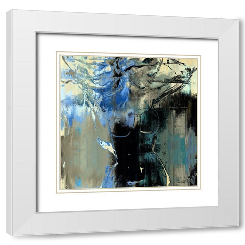 Skinny Dipping III White Modern Wood Framed Art Print with Double Matting by Bolokofsky, Ronald