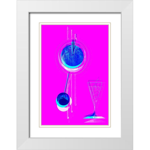Afternoon Hangover II White Modern Wood Framed Art Print with Double Matting by Bolokofsky, Ronald