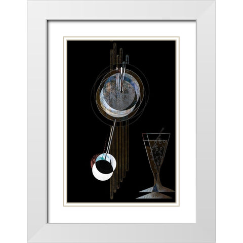 Afternoon Hangover III White Modern Wood Framed Art Print with Double Matting by Bolokofsky, Ronald